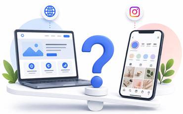 Site profissional ou só Instagram: qual basta para sua empresa? Site profissional ou só Instagram: qual basta para sua empresa?